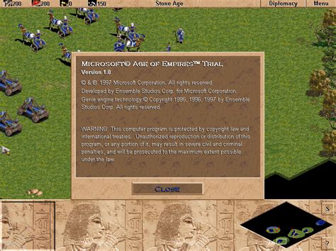 Microsoft Age of Empires Trial (1997) : Microsoft : Free Download .